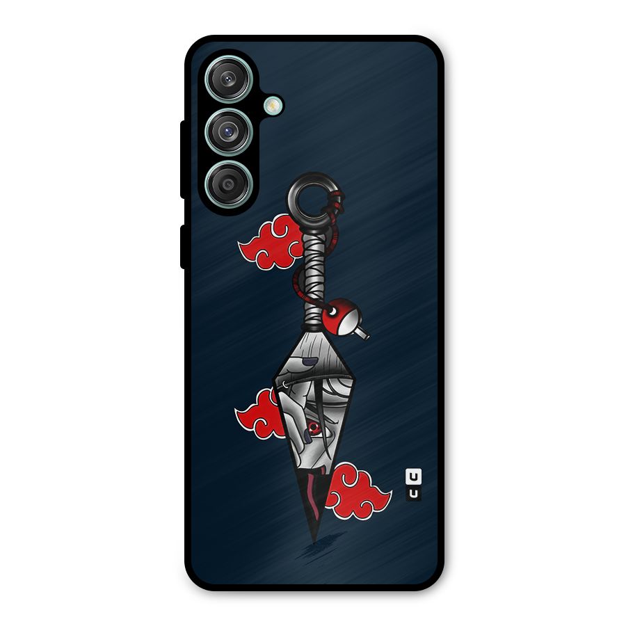 Itachi Kunai Naruto Metal Back Case for Galaxy M55 5G