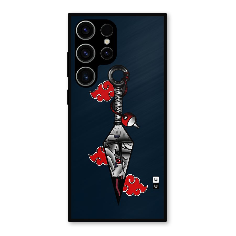 Itachi Kunai Naruto Metal Back Case for Galaxy S23 Ultra
