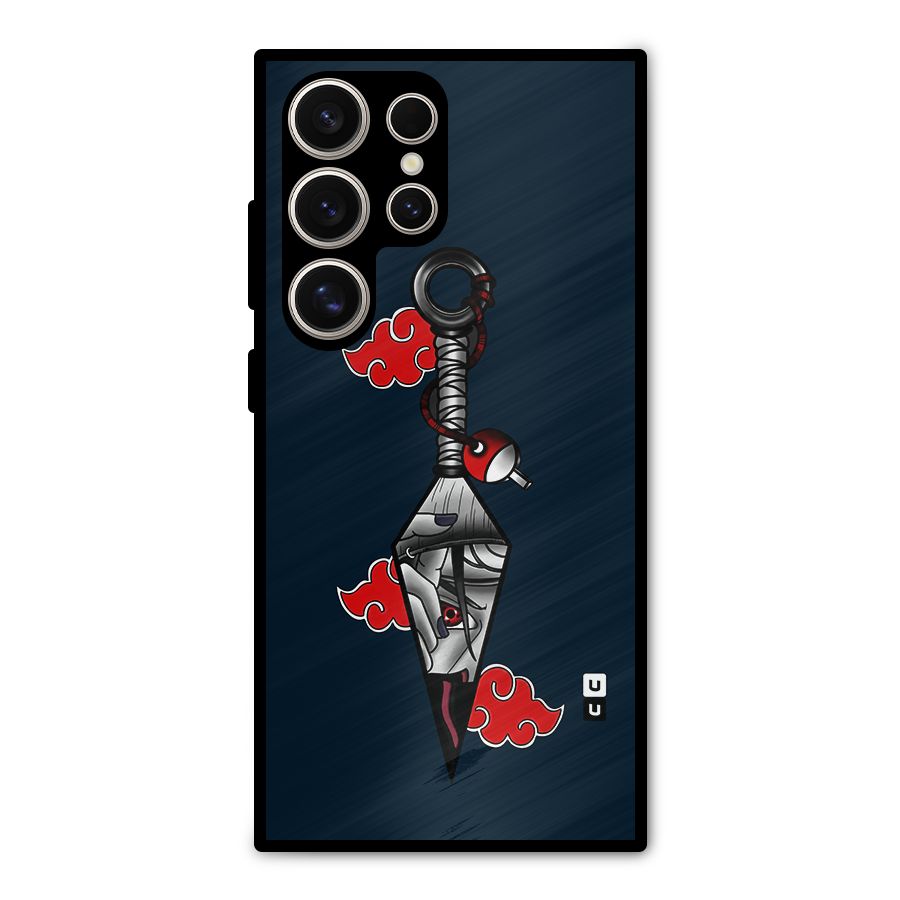 Itachi Kunai Naruto Metal Back Case for Galaxy S24 Ultra