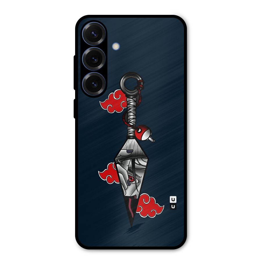 Itachi Kunai Naruto Metal Back Case for Galaxy S25 Plus