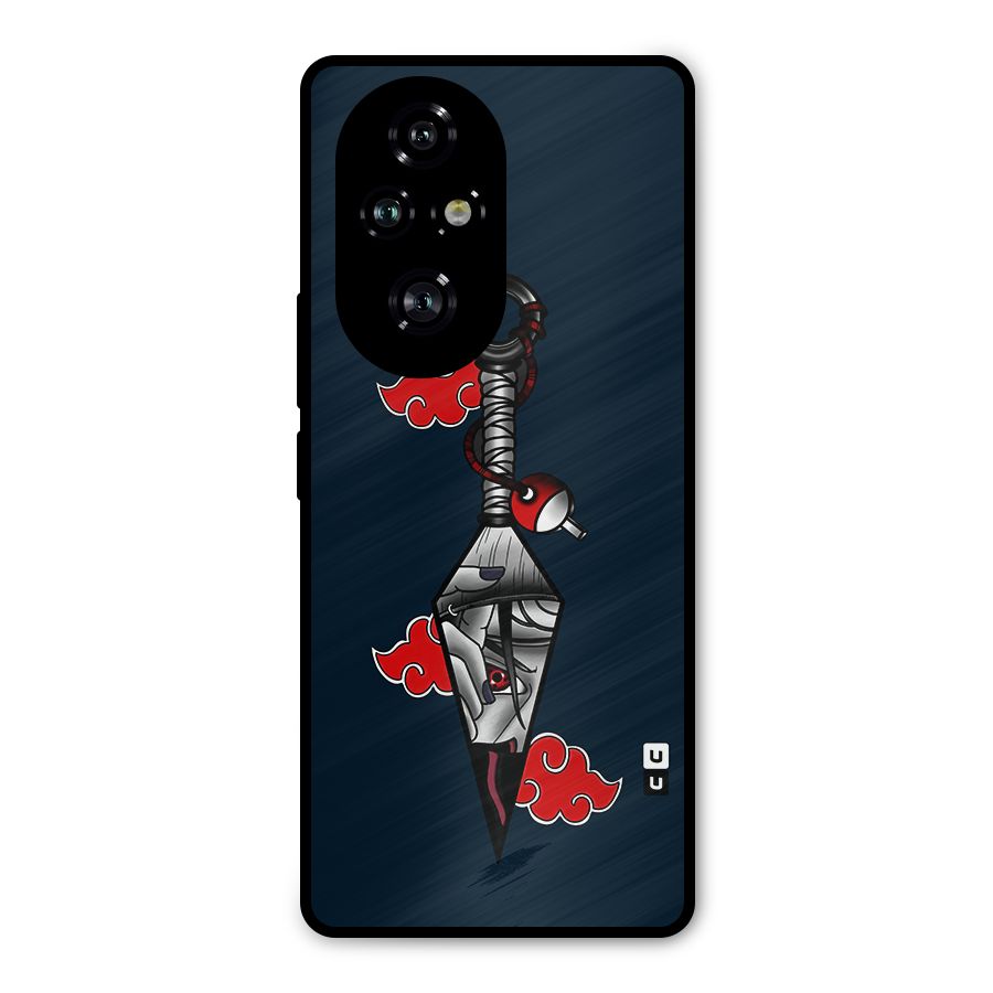 Itachi Kunai Naruto Metal Back Case for Honor 200 Pro