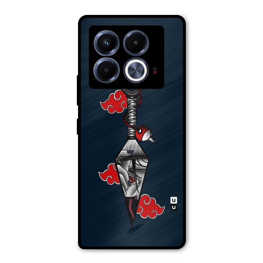 Itachi Kunai Naruto Metal Back Case for Infinix Note 40 5G
