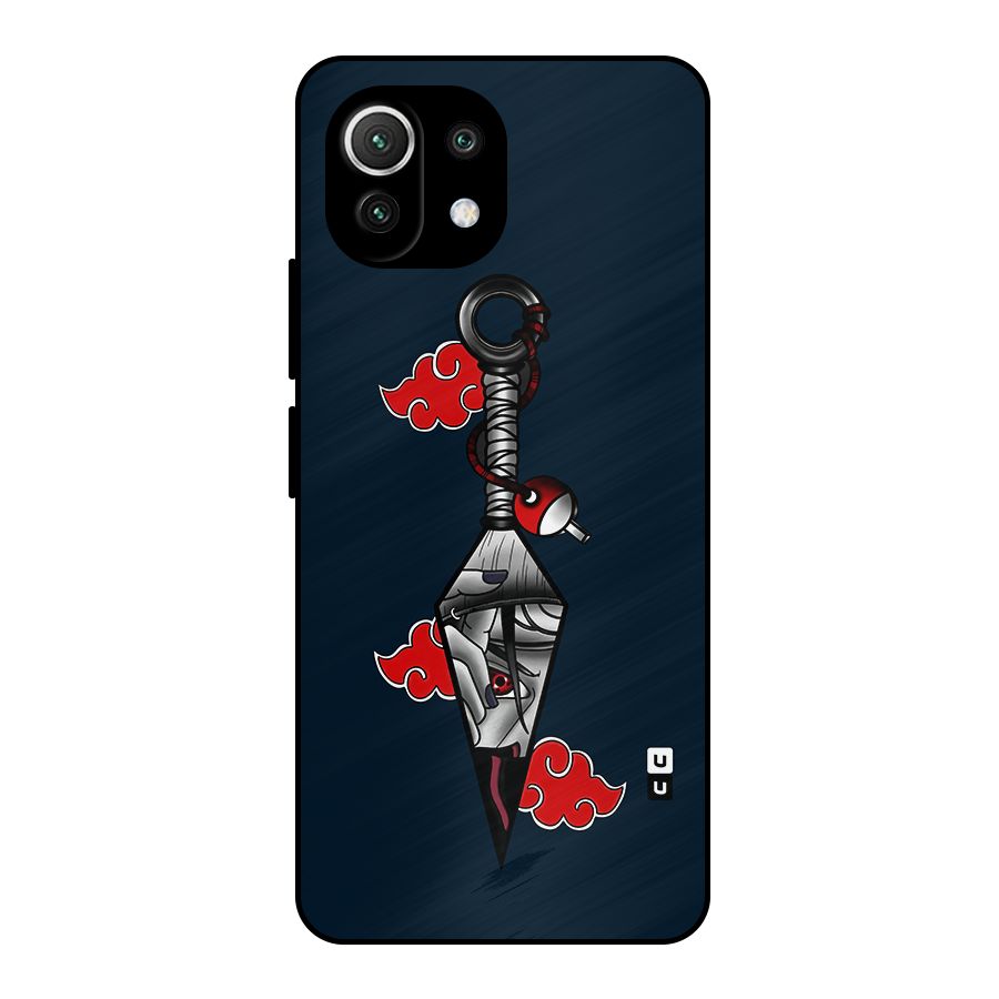 Itachi Kunai Naruto Metal Back Case for Mi 11 Lite