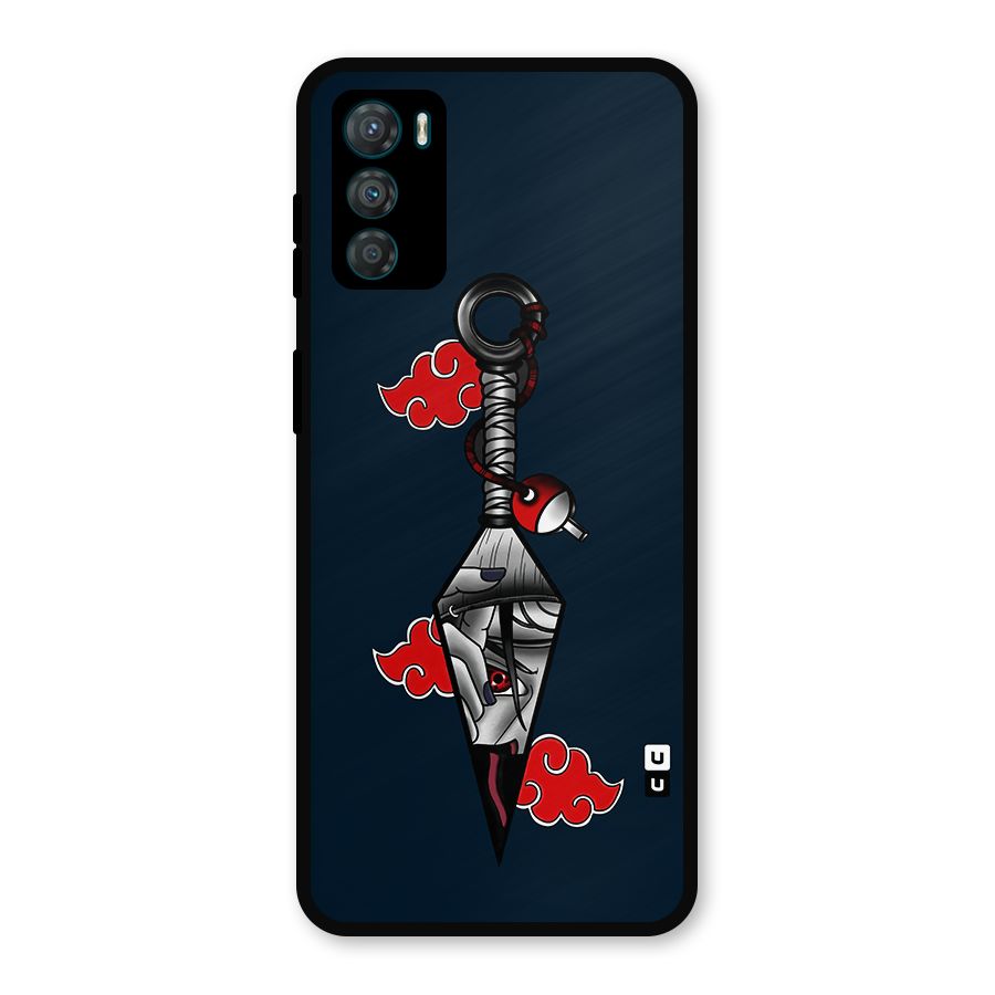 Itachi Kunai Naruto Metal Back Case for Moto G42