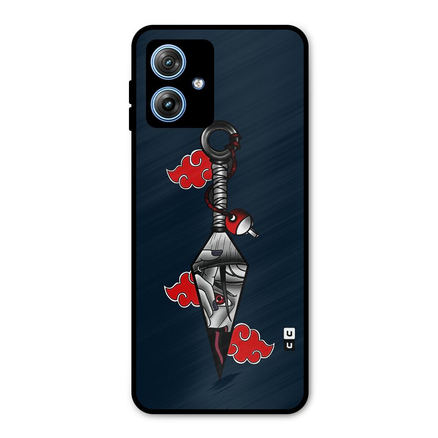 Itachi Kunai Naruto Metal Back Case for Moto G54