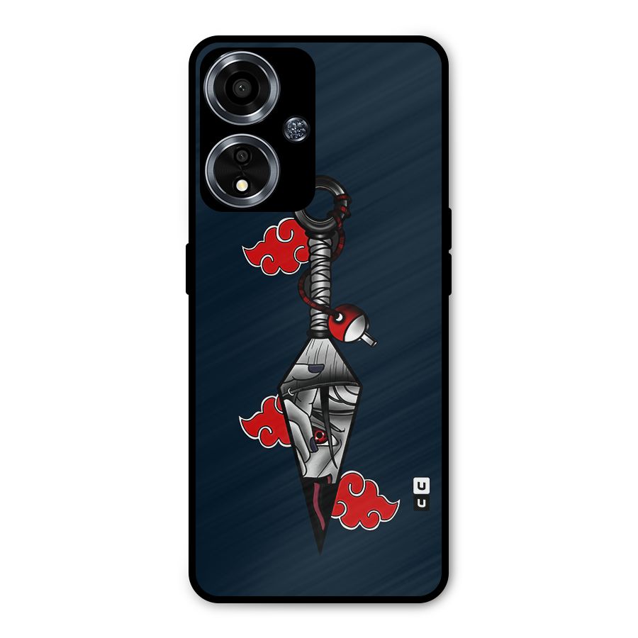 Itachi Kunai Naruto Metal Back Case for Oppo A59