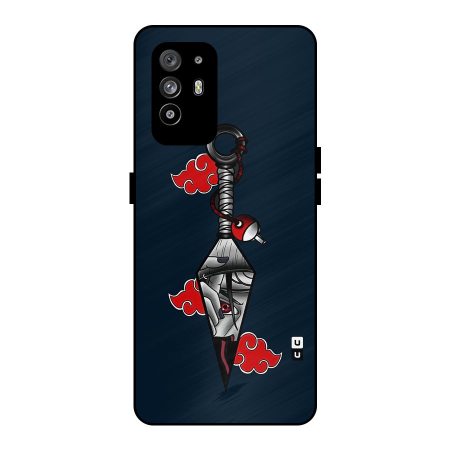 Itachi Kunai Naruto Metal Back Case for Oppo F19 Pro Plus 5G
