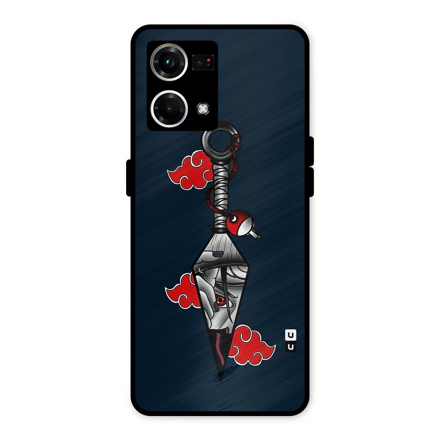 Itachi Kunai Naruto Metal Back Case for Oppo F21s Pro 4G