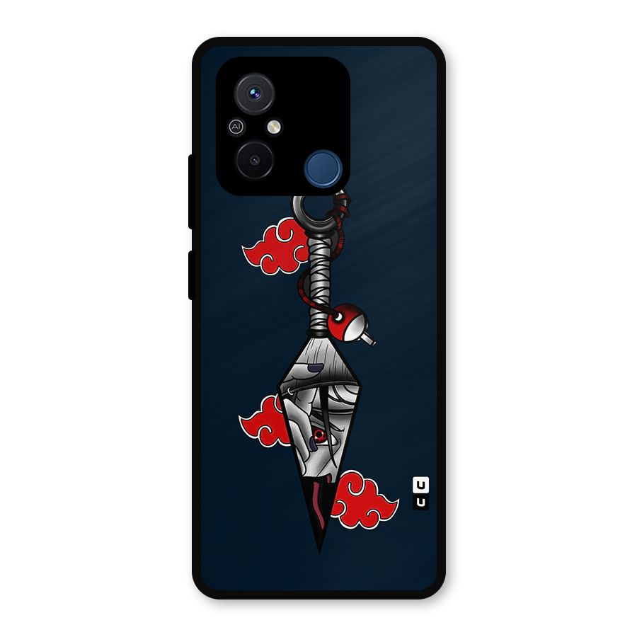 Itachi Kunai Naruto Metal Back Case for Poco C55
