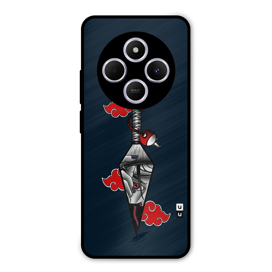 Itachi Kunai Naruto Metal Back Case for Poco C75 5G