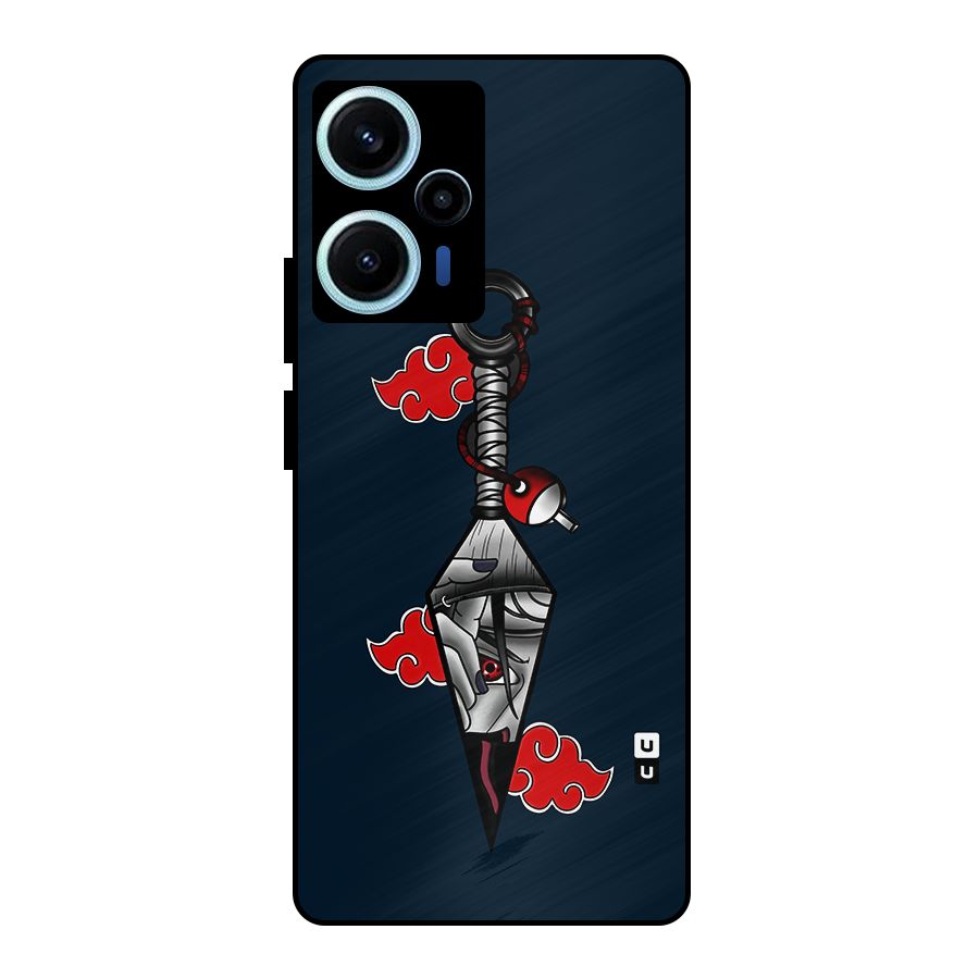 Itachi Kunai Naruto Metal Back Case for Poco F5