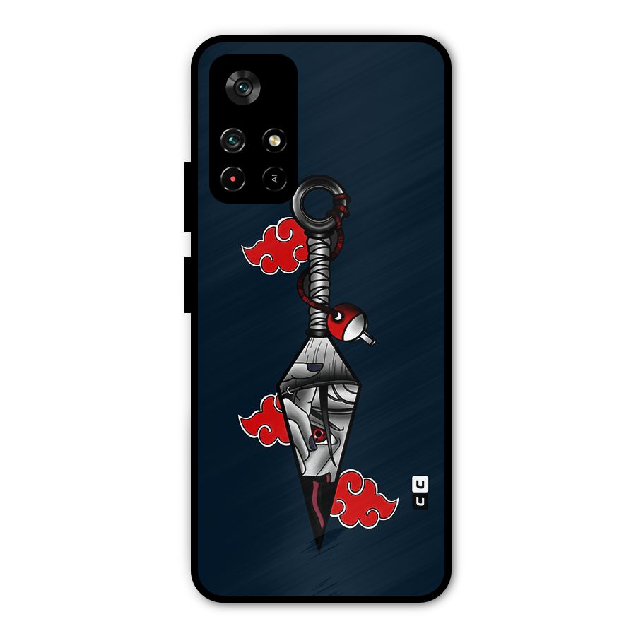Itachi Kunai Naruto Metal Back Case for Poco M4 Pro 5G