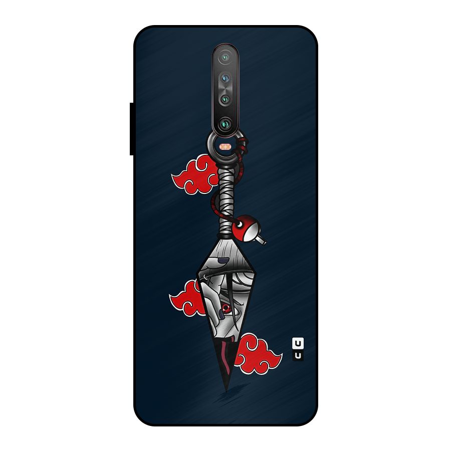 Itachi Kunai Naruto Metal Back Case for Poco X2