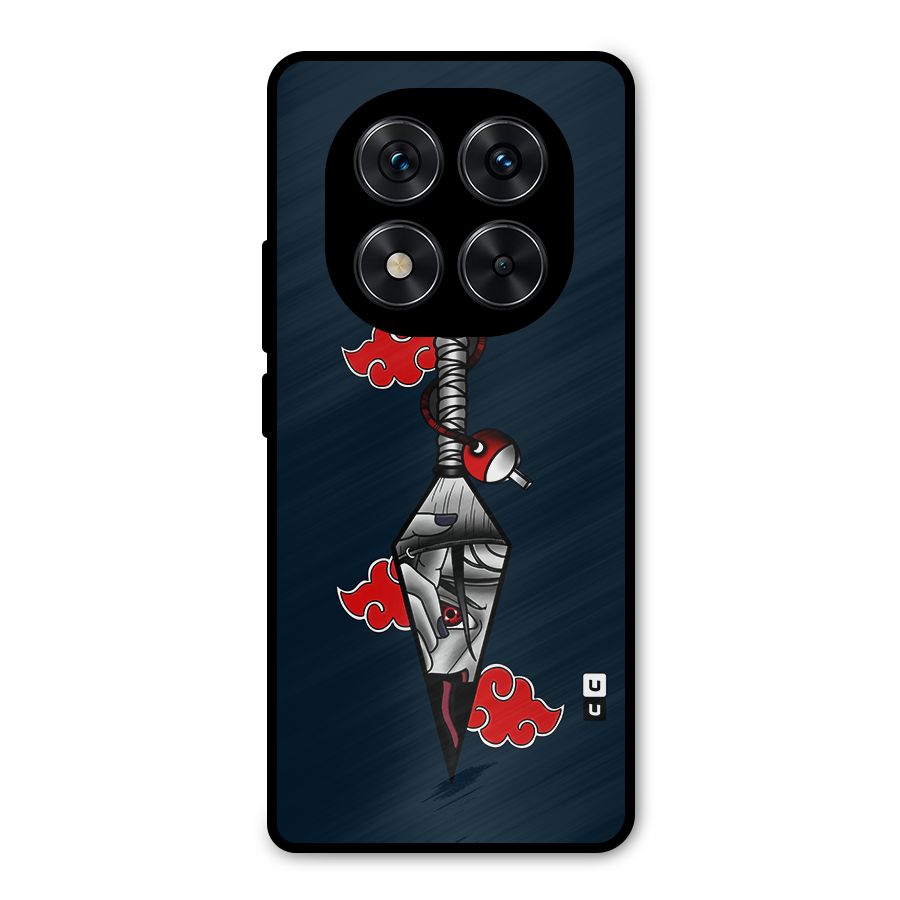 Itachi Kunai Naruto Metal Back Case for Poco X7