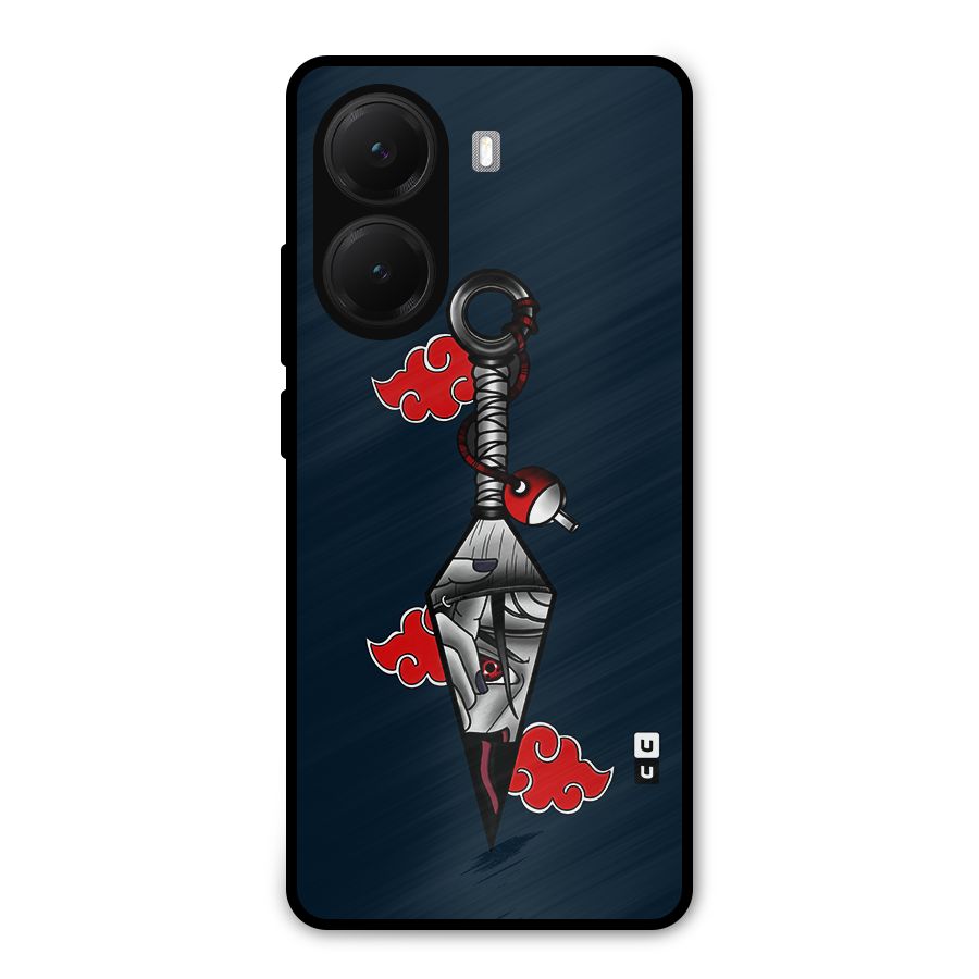 Itachi Kunai Naruto Metal Back Case for Poco X7 Pro