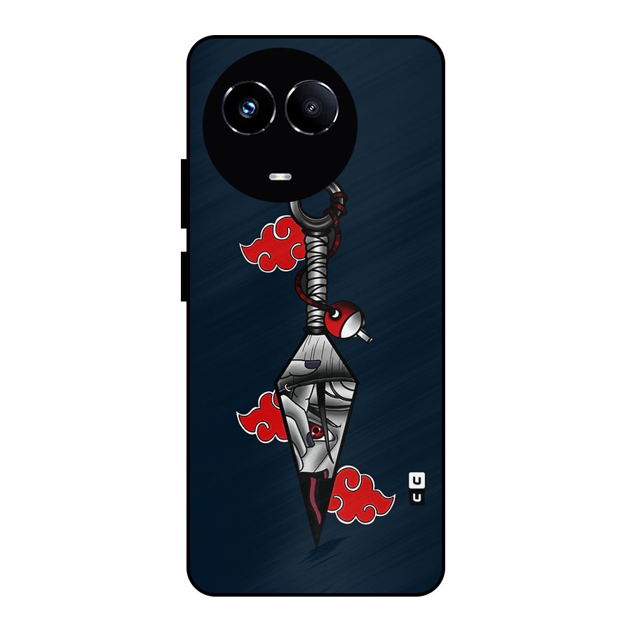Itachi Kunai Naruto Metal Back Case for Realme 11 5G