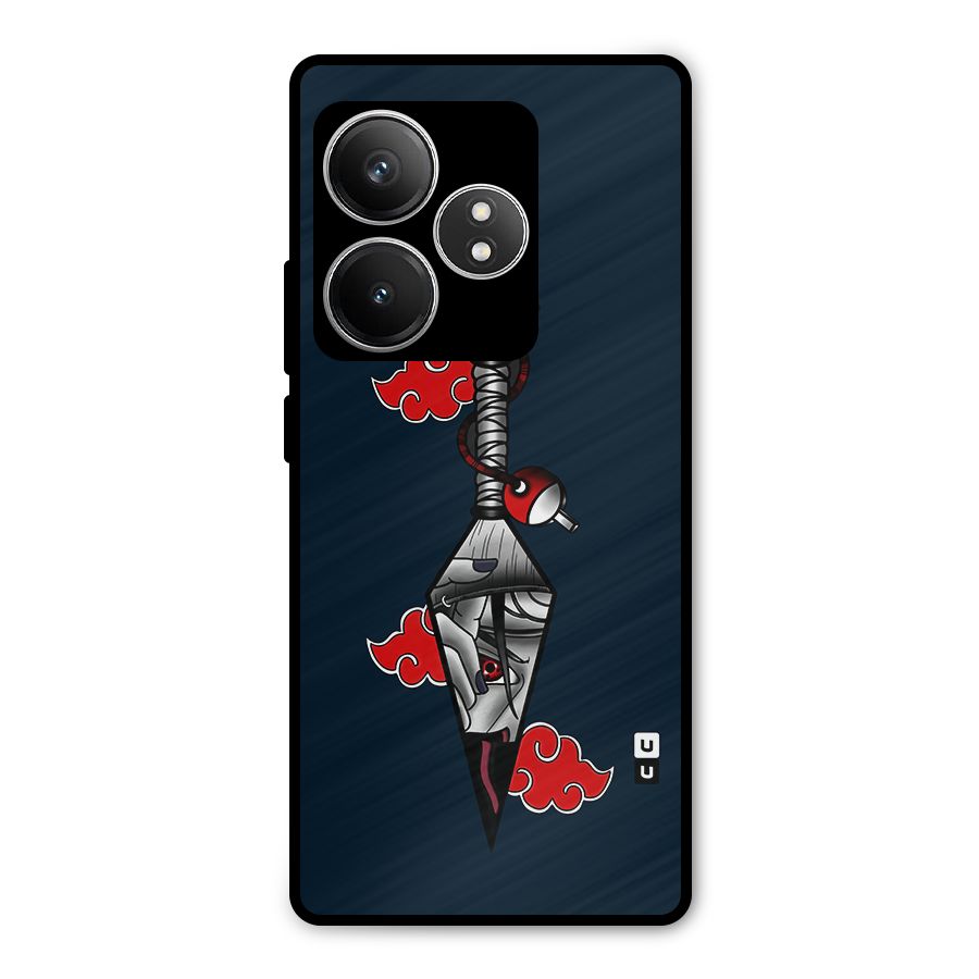 Itachi Kunai Naruto Metal Back Case for Realme GT 6T
