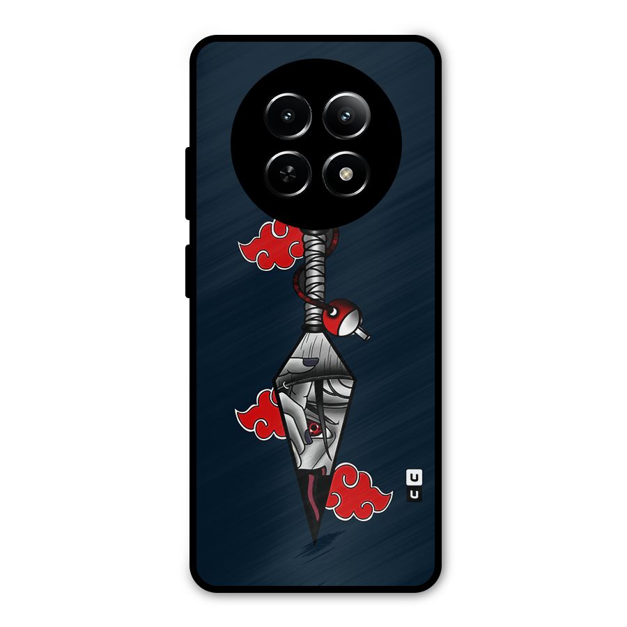 Itachi Kunai Naruto Metal Back Case for Realme Narzo 70x 5G