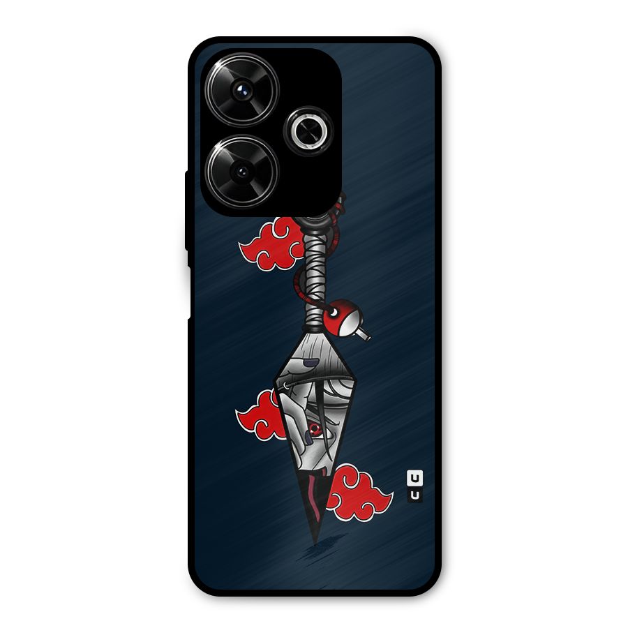 Itachi Kunai Naruto Metal Back Case for Redmi 13 5G