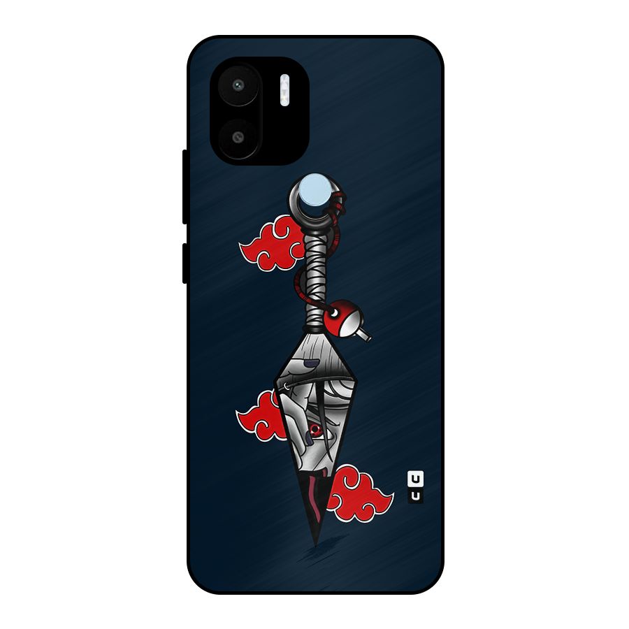 Itachi Kunai Naruto Metal Back Case for Redmi A2+