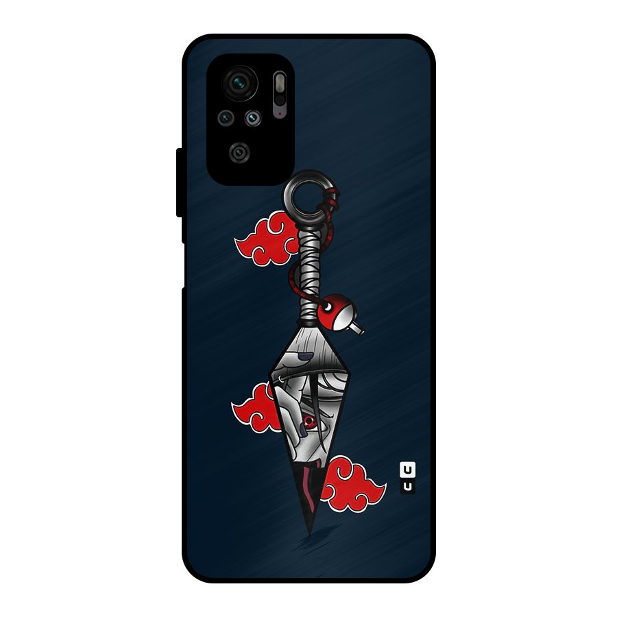 Itachi Kunai Naruto Metal Back Case for Redmi Note 10S