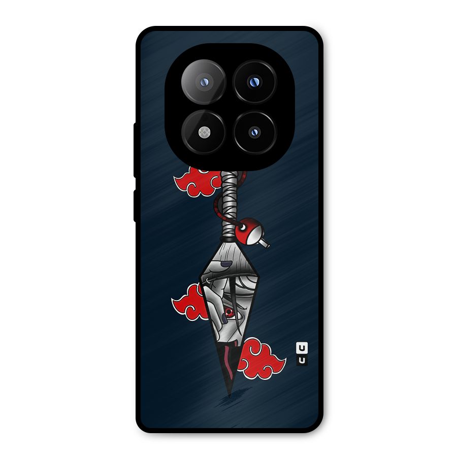 Itachi Kunai Naruto Metal Back Case for Redmi Note 14 Pro Plus 5G