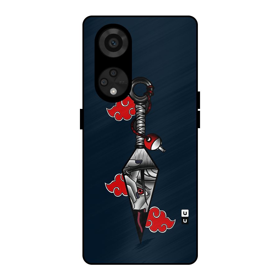 Itachi Kunai Naruto Metal Back Case for Reno8 T 5G
