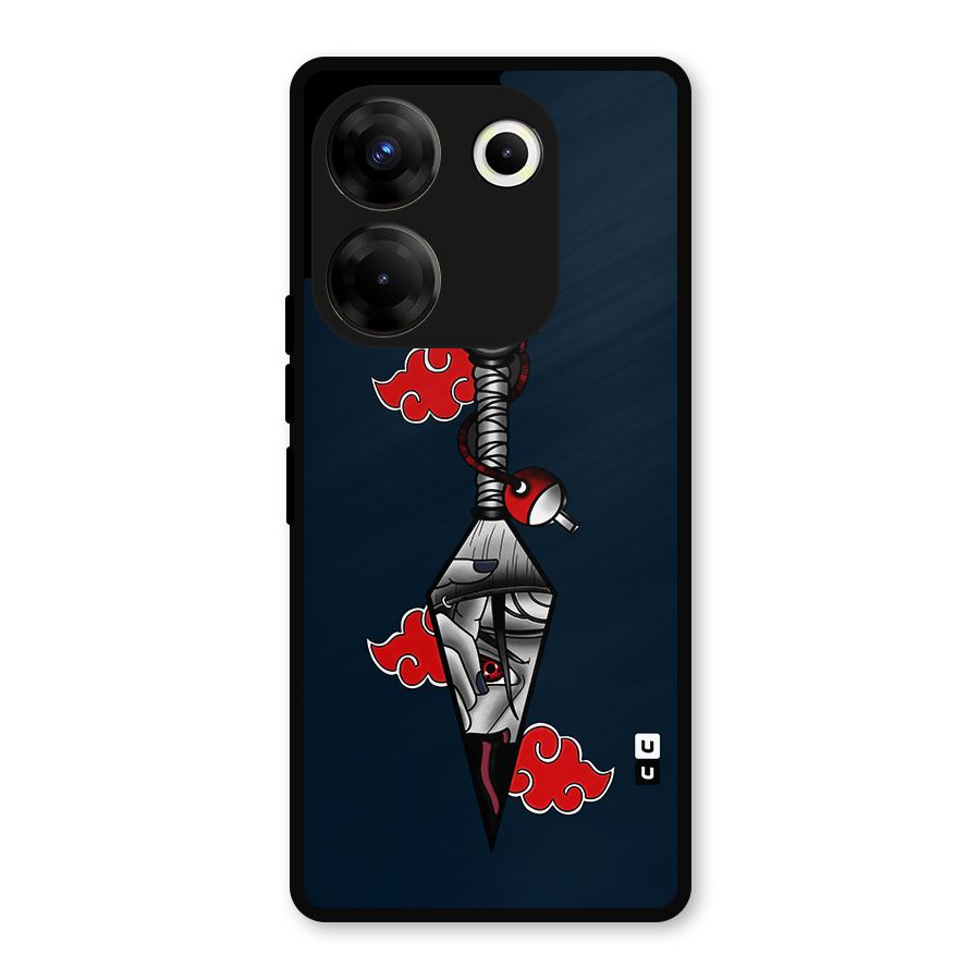 Itachi Kunai Naruto Metal Back Case for Tecno Camon 20 Pro