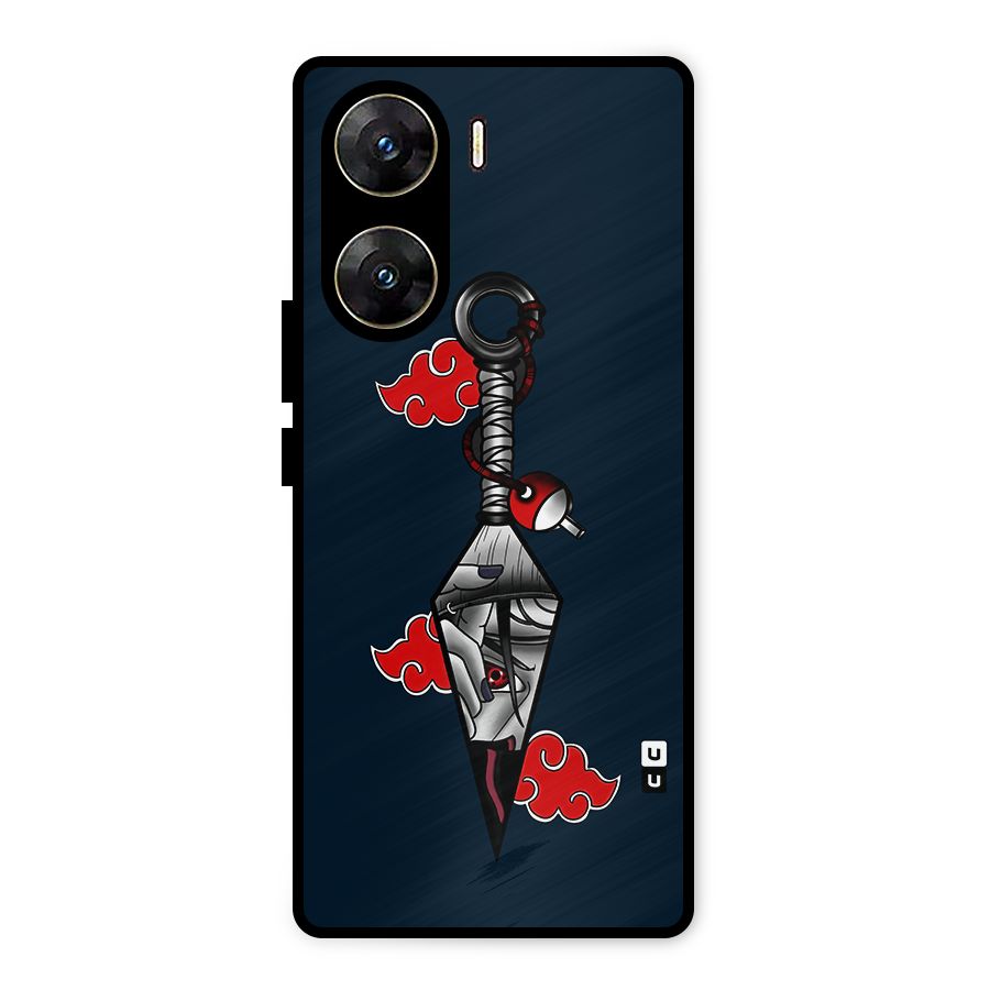 Itachi Kunai Naruto Metal Back Case for Vivo V29e