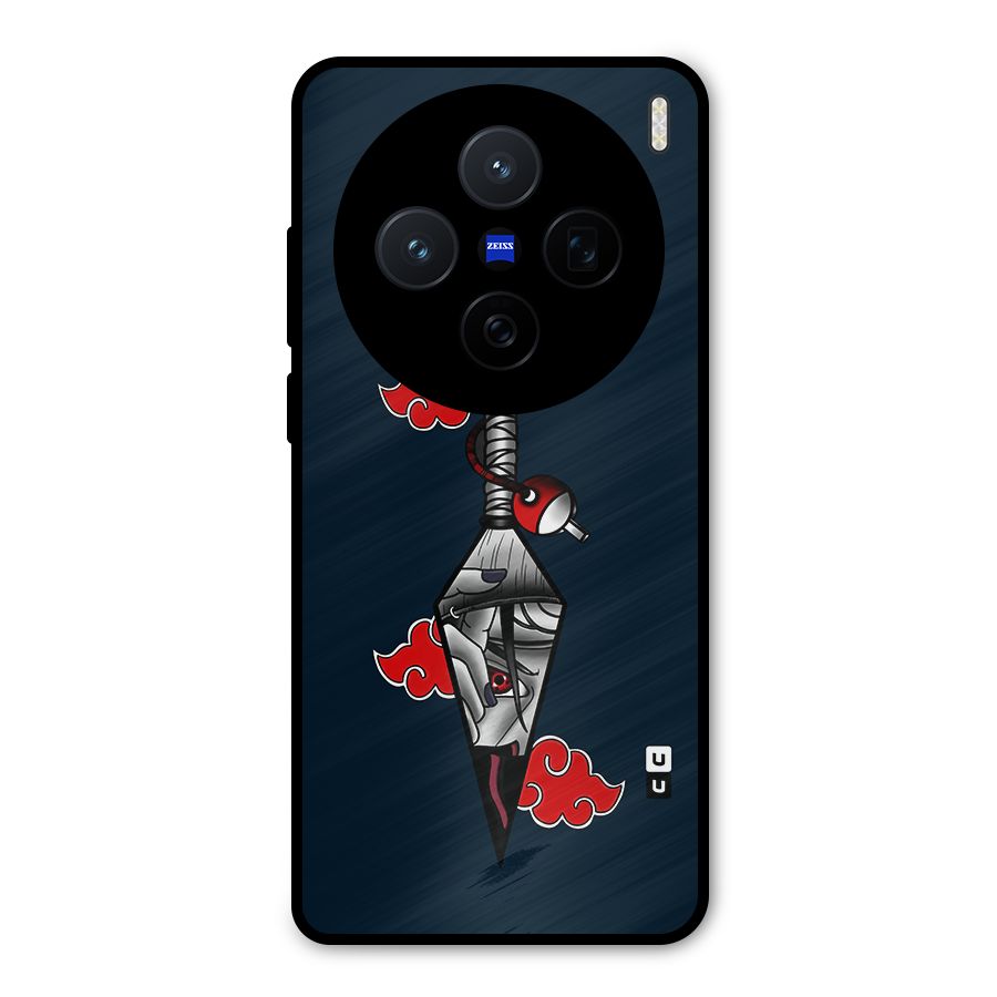Itachi Kunai Naruto Metal Back Case for Vivo X200