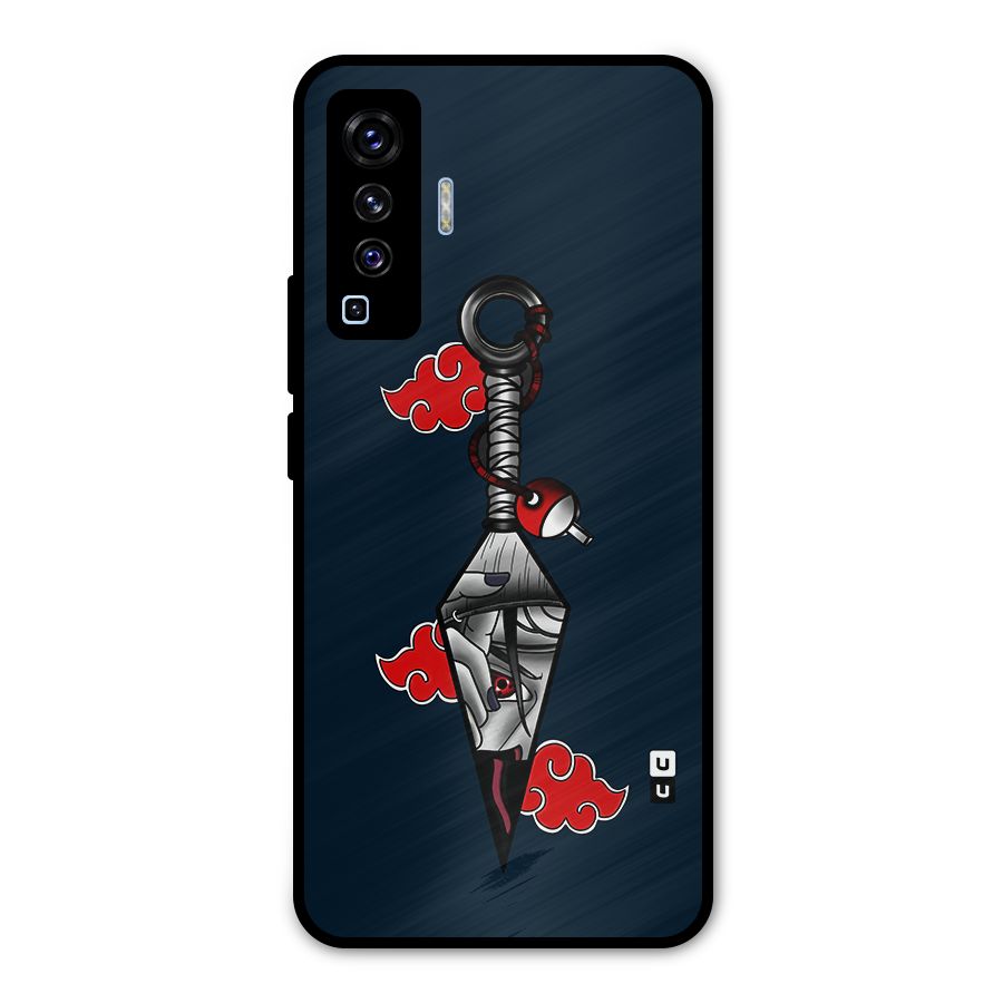 Itachi Kunai Naruto Metal Back Case for Vivo X50