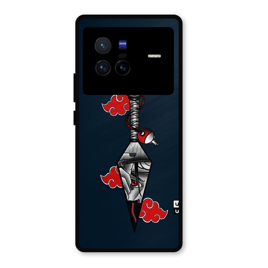 Itachi Kunai Naruto Metal Back Case for Vivo X80