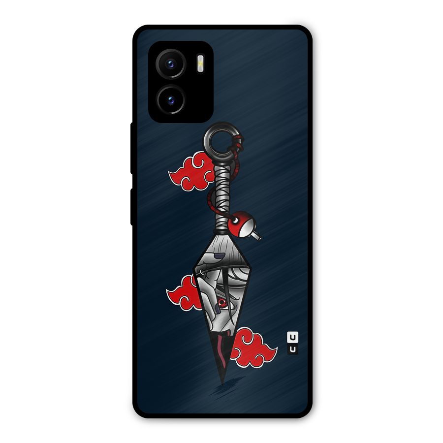 Itachi Kunai Naruto Metal Back Case for Vivo Y15s