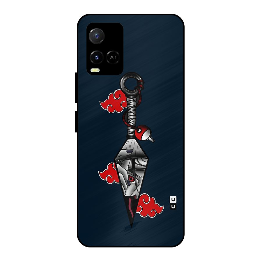 Itachi Kunai Naruto Metal Back Case for Vivo Y21T