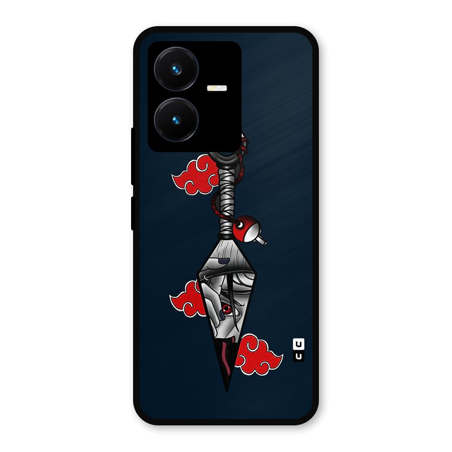 Itachi Kunai Naruto Metal Back Case for Vivo Y22