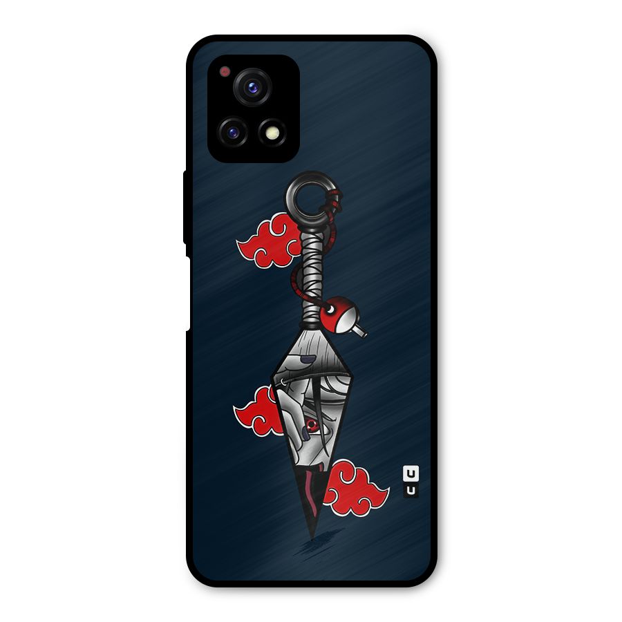 Itachi Kunai Naruto Metal Back Case for Vivo Y72 5G
