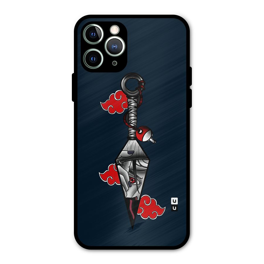 Itachi Kunai Naruto Metal Back Case for iPhone 11 Pro Max