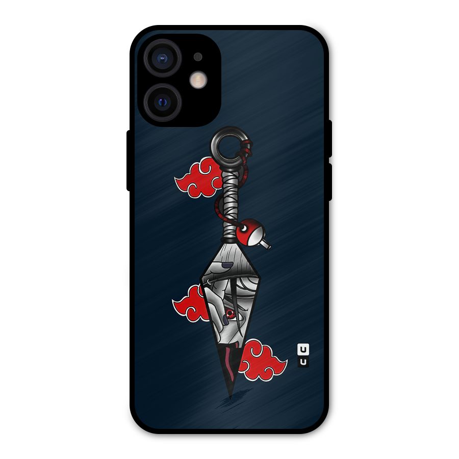 Itachi Kunai Naruto Metal Back Case for iPhone 12 Mini