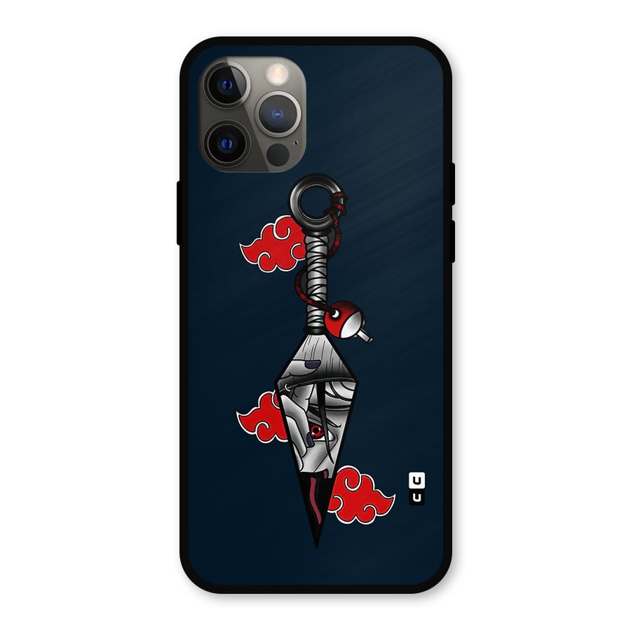 Itachi Kunai Naruto Metal Back Case for iPhone 12 Pro