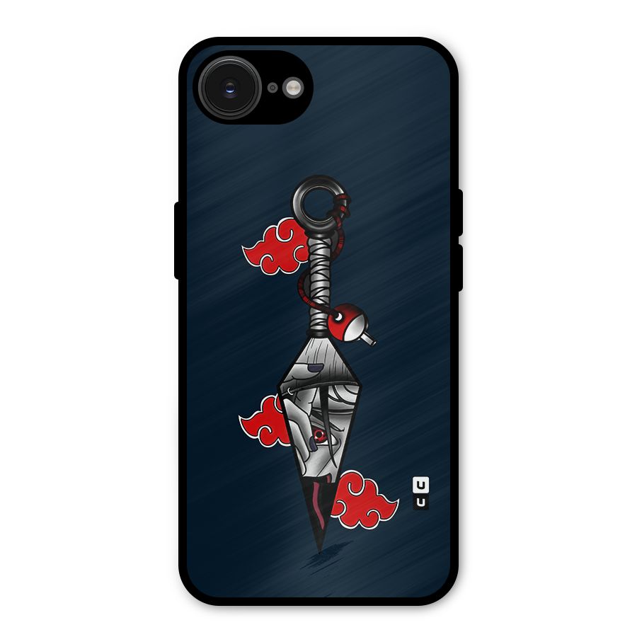 Itachi Kunai Naruto Metal Back Case for iPhone 16e