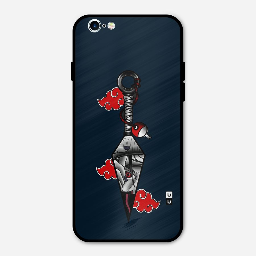 Itachi Kunai Naruto Metal Back Case for iPhone 6 6s