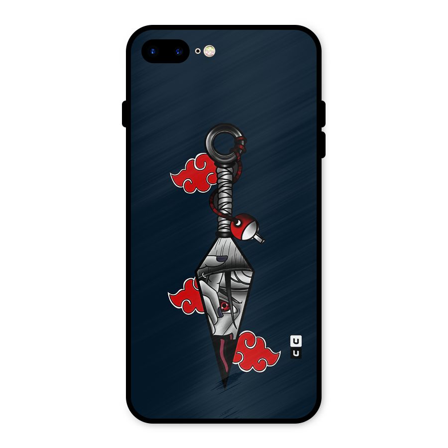Itachi Kunai Naruto Metal Back Case for iPhone 8 Plus
