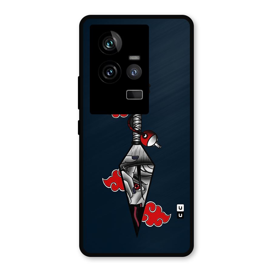 Itachi Kunai Naruto Metal Back Case for iQOO 11 5G