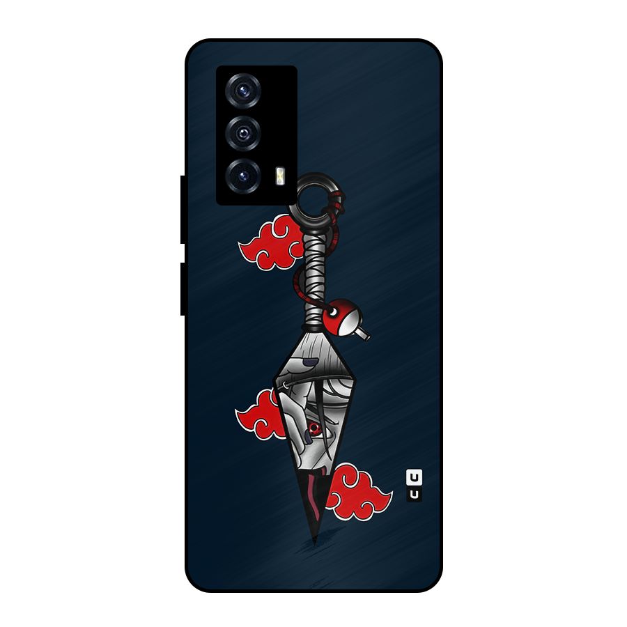 Itachi Kunai Naruto Metal Back Case for iQOO Z5
