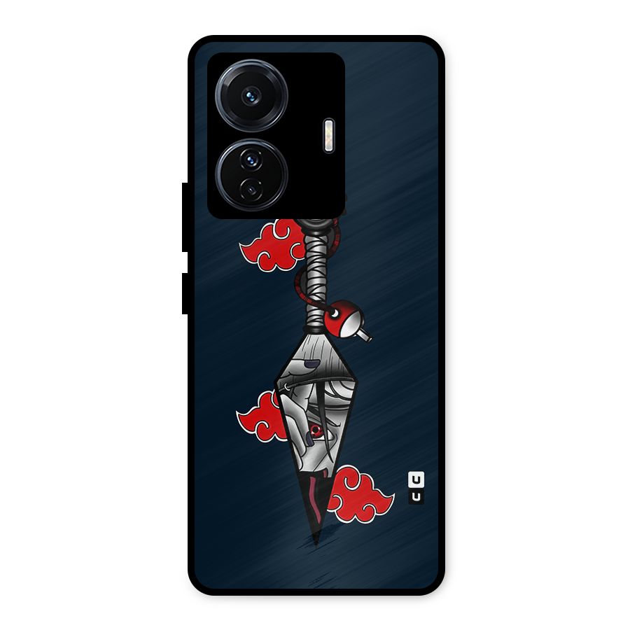 Itachi Kunai Naruto Metal Back Case for iQOO Z6