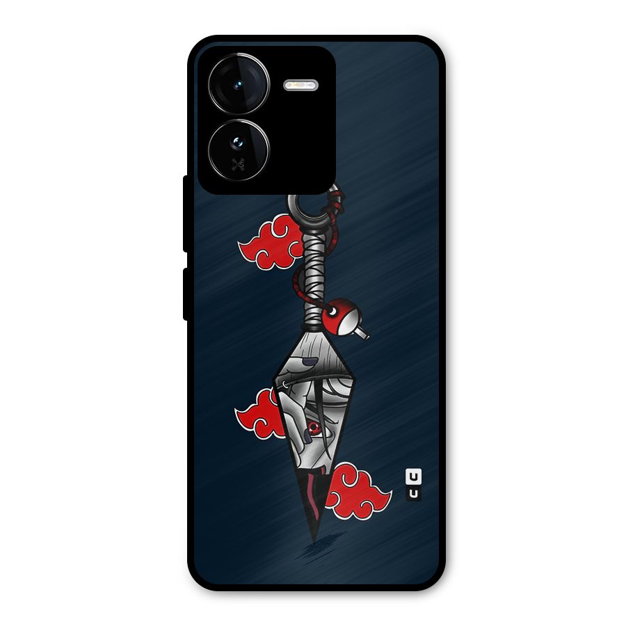 Itachi Kunai Naruto Metal Back Case for iQOO Z9