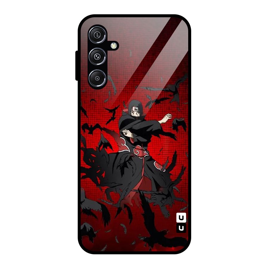 Itachi Stance For War Glass Back Case for Galaxy M34 5G