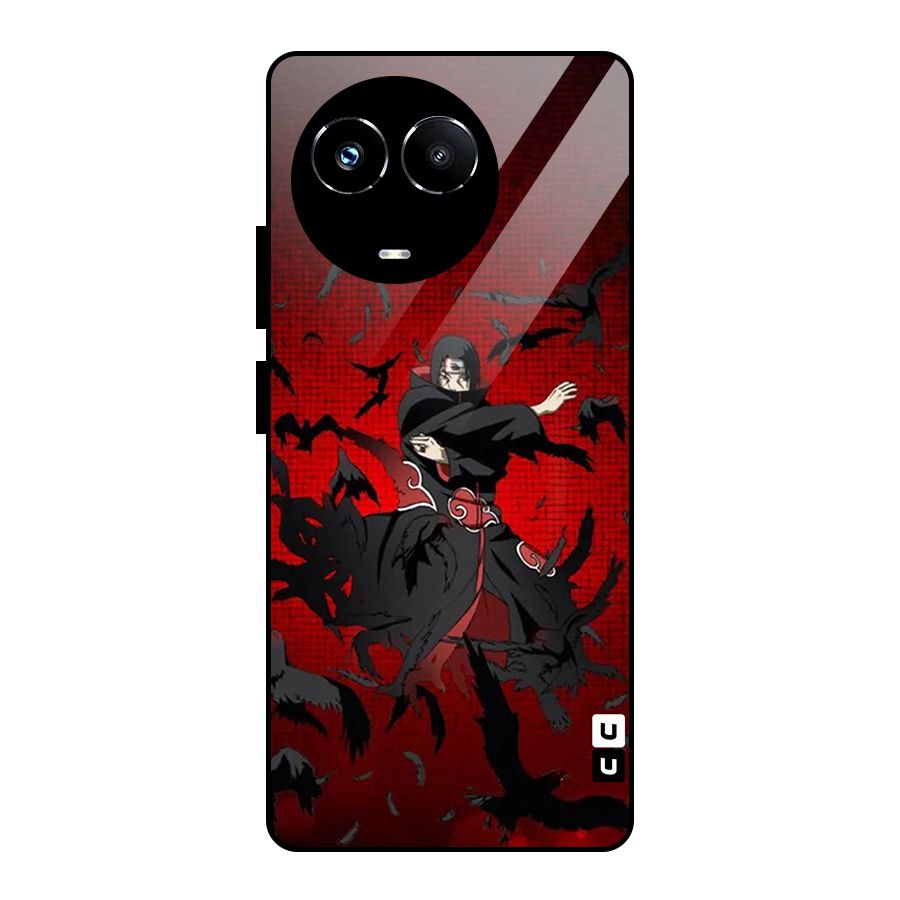 Itachi Stance For War Glass Back Case for Realme Narzo 60X