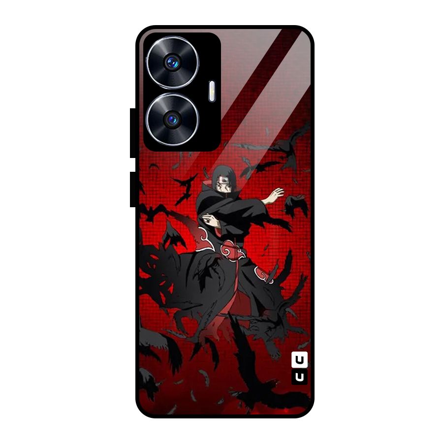Itachi Stance For War Glass Back Case for Realme Narzo N55