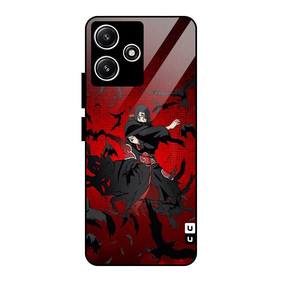 Itachi Stance For War Glass Back Case for Redmi 12 5G
